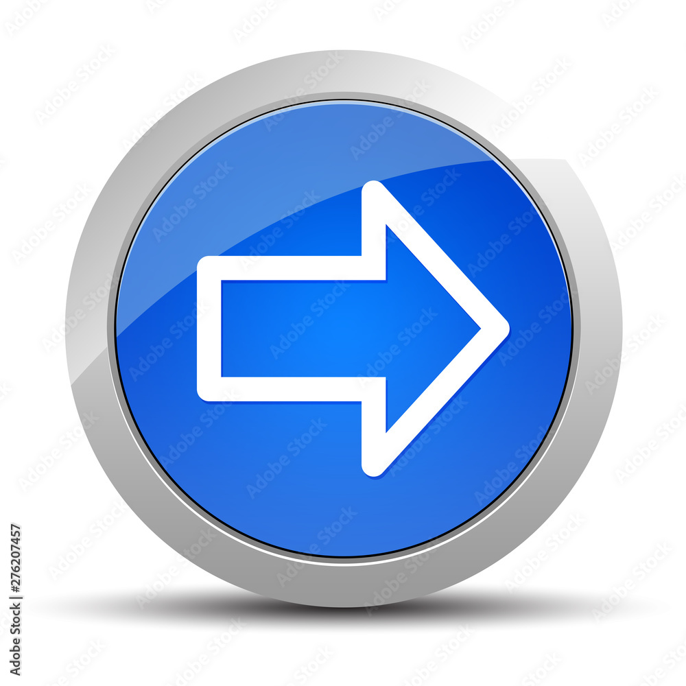Next icon blue round button illustration Next icon blue round button illustration