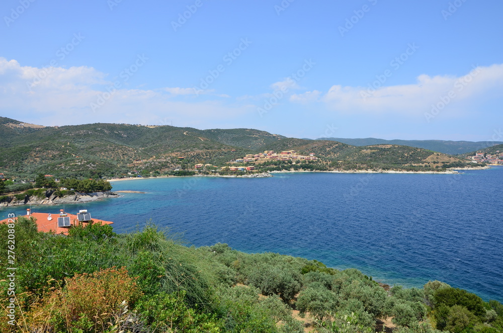 View of the bay in Halkidiki