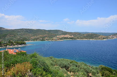 View of the bay in Halkidiki