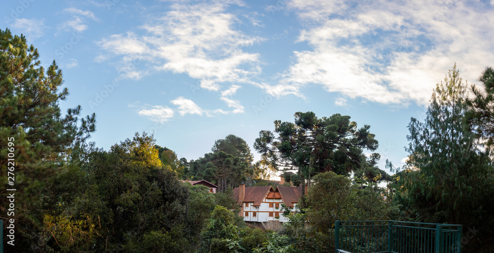 panorâmica casa no campo