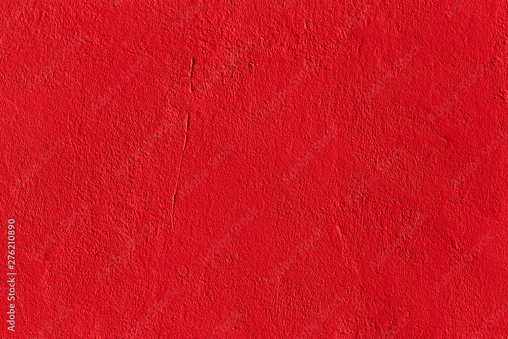 flat deep red chili pepper color plaster wall matte texture - obrazy, fototapety, plakaty 