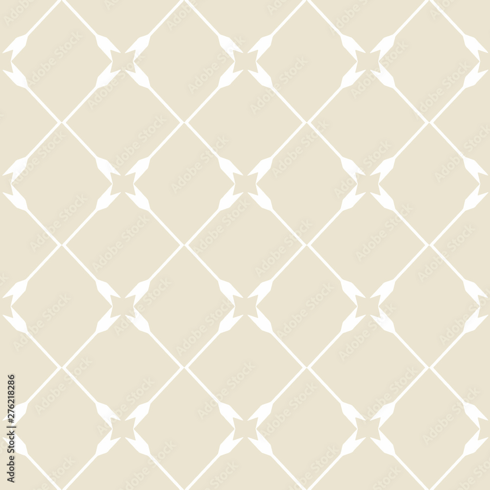 Naklejka premium Geometric seamless pattern Beige. cream color