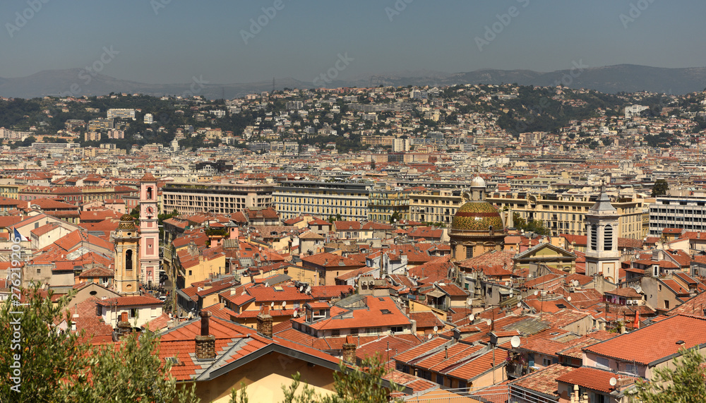 Cityscape of Nice, France. Panorama of the Nice.