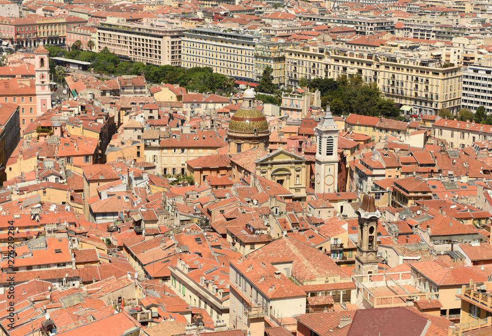 Cityscape of Nice, France. Panorama of the Nice. Cityscape of Nice, France. Panorama of the Nice.