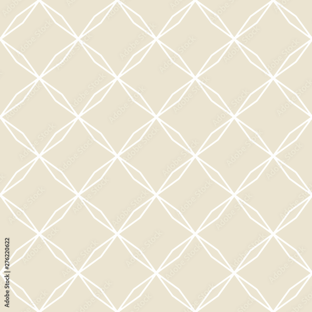 Naklejka premium Geometric seamless pattern Beige. cream color