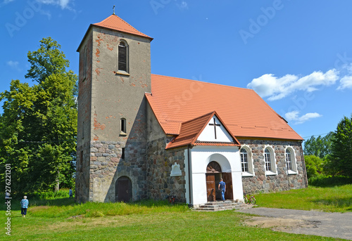 Temple of the Saint apostle and evangelist John the Evangelist. Settlement of Sosnovka, Kaliningrad region