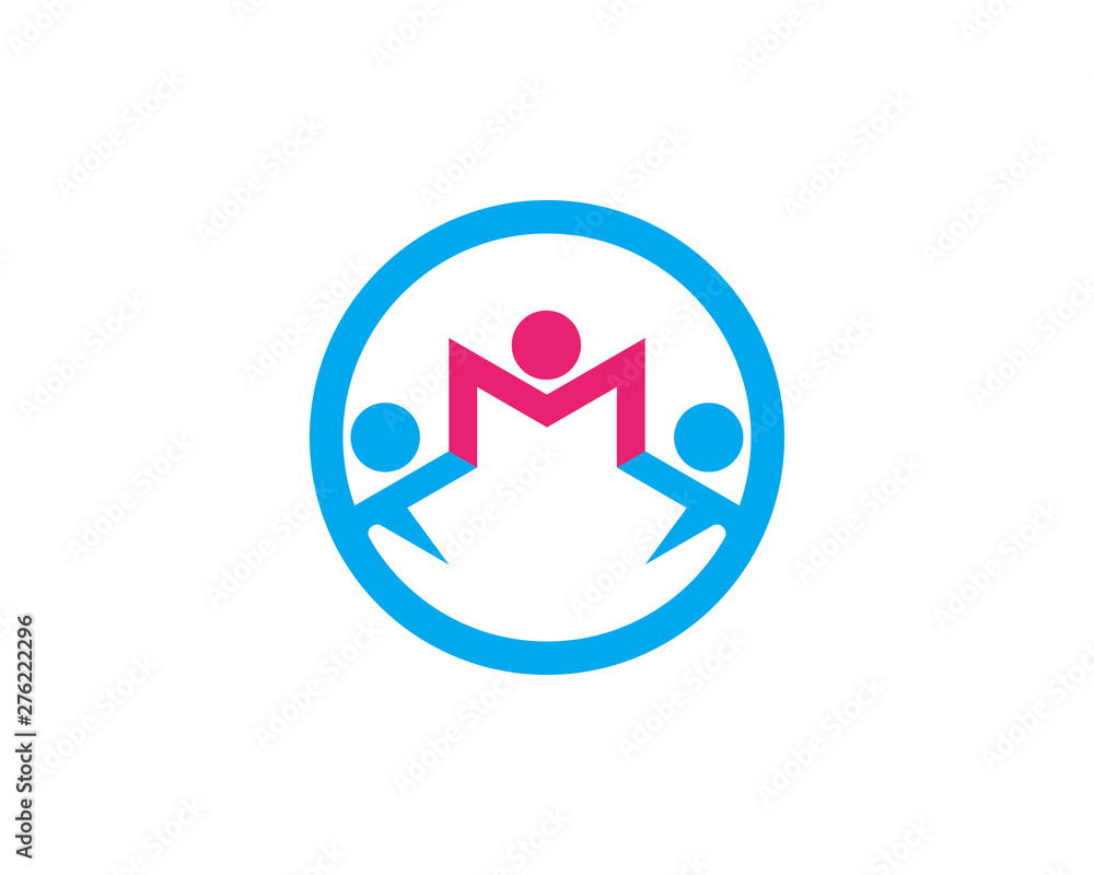 Adoption Logo community logo template vector icon Adoption Logo community logo template vector icon