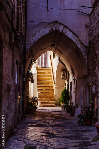 Stairs in the end of the tunnel under the house