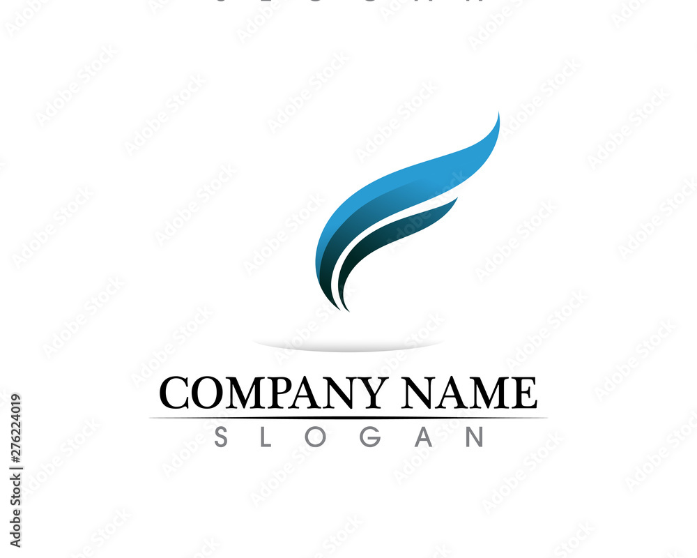 water drop Logo Template vector illustration design