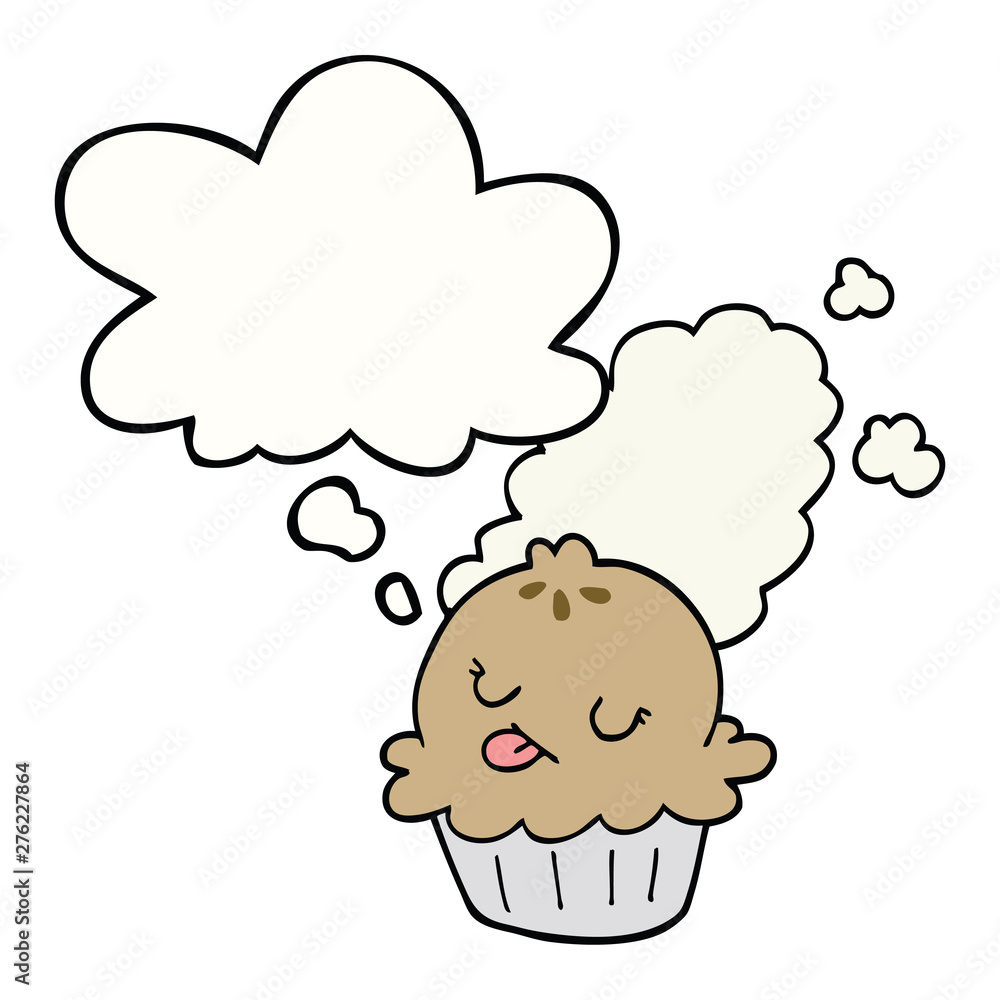 cute cartoon pie and thought bubble cute cartoon pie and thought bubble