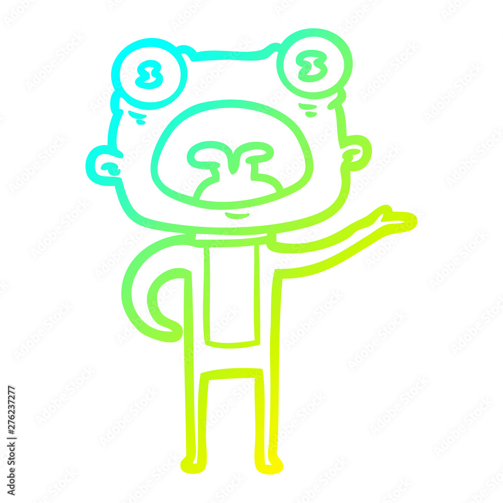 cold gradient line drawing cartoon weird alien communicating cold gradient line drawing cartoon weird alien communicating