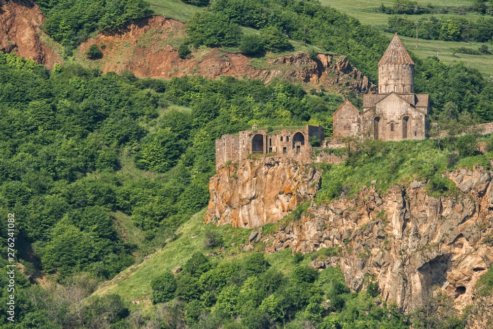 The ancient monastery in mountains. Tatev. Armenia
