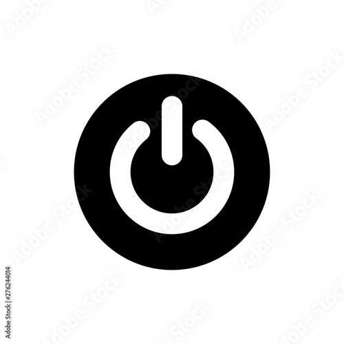 Power button symbol icon vector