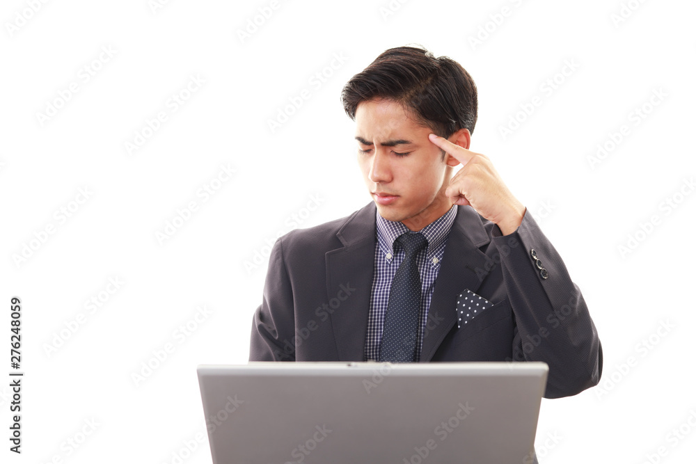 苦悩するビジネスマン