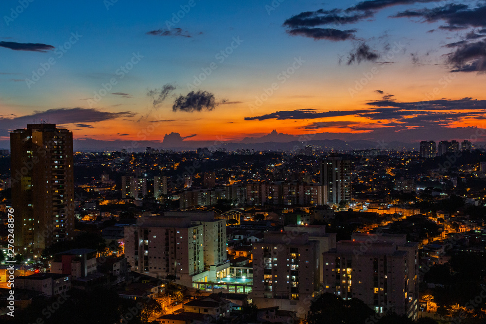 Fototapeta premium Sao Paulo Sunset