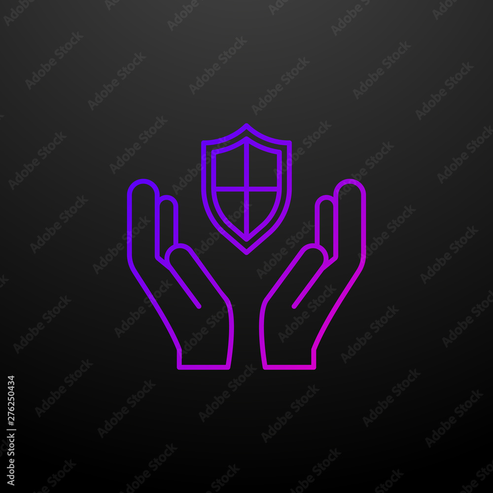 arm protection nolan icon. Elements of logistics set. Simple icon for websites, web design, mobile app, info graphics