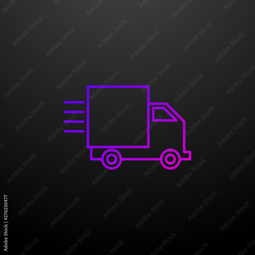 fast delivery nolan icon. Elements of logistics set. Simple icon for websites, web design, mobile app, info graphics