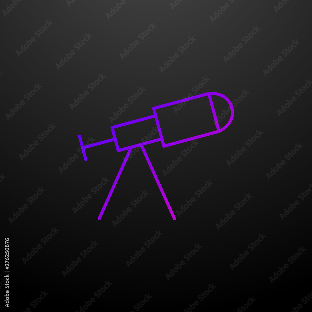 telescope nolan icon. Elements of school set. Simple icon for websites, web design, mobile app, info graphics telescope nolan icon. Elements of school set. Simple icon for websites, web design, mobile app, info graphics
