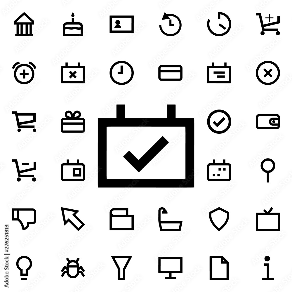 Available day icon. Universal set of web for website design and development, app development Available day icon. Universal set of web for website design and development, app development
