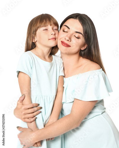 Portrait of happy mother an...