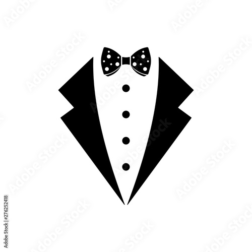 Bow tie symbol icon vector