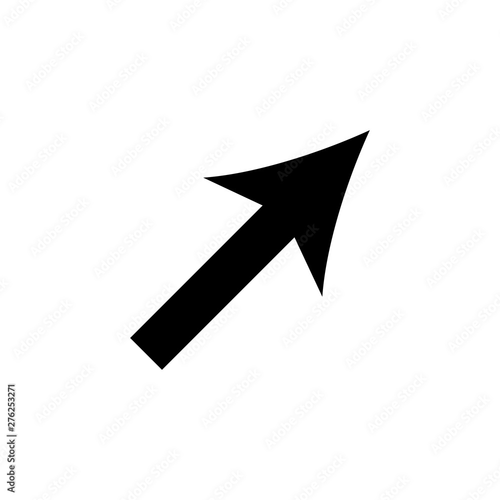 Arrow symbol icon vector illustration Arrow symbol icon vector illustration