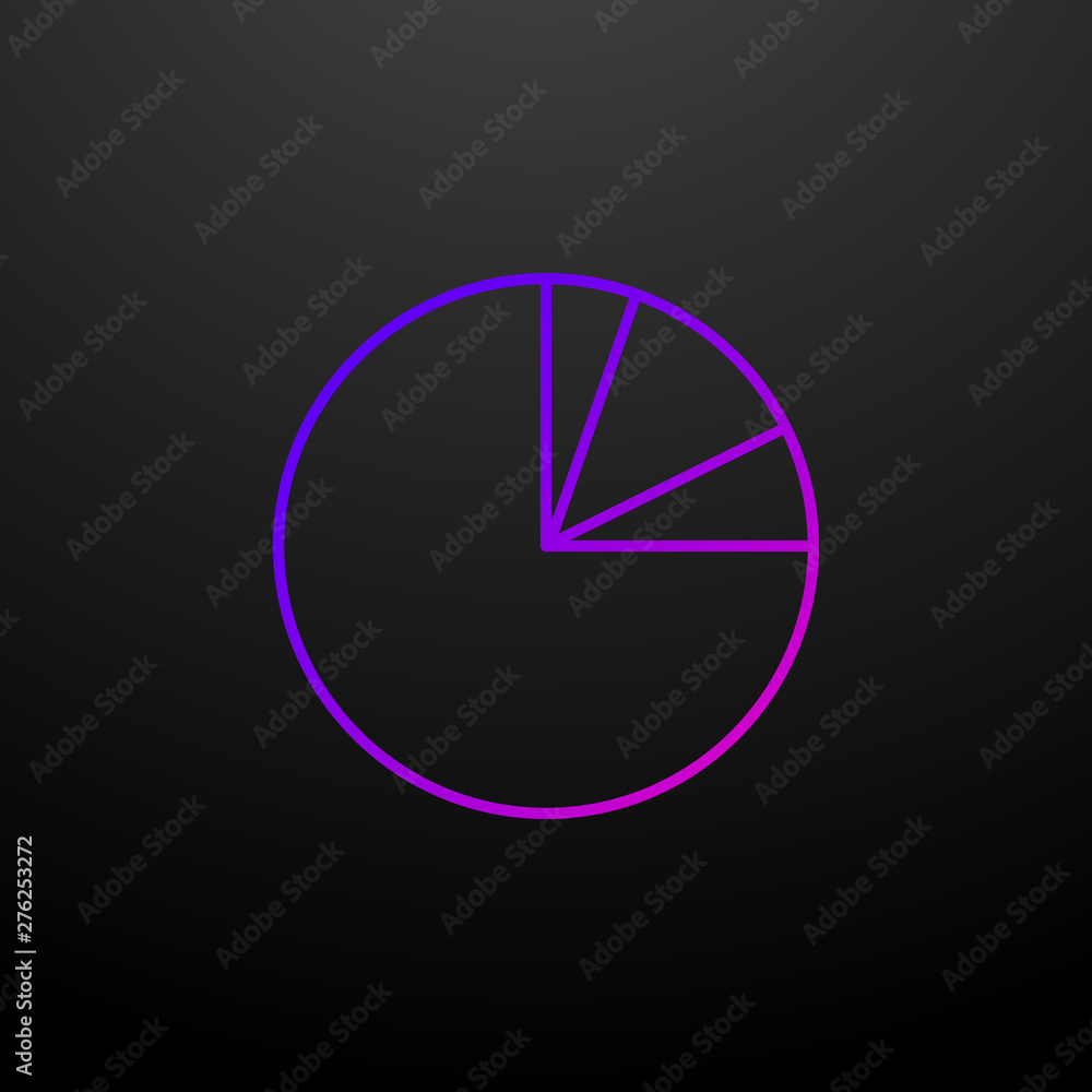 Pie chart line nolan icon. Elements of chart and diagram set. Simple icon for websites, web design, mobile app, info graphics Pie chart line nolan icon. Elements of chart and diagram set. Simple icon for websites, web design, mobile app, info graphics