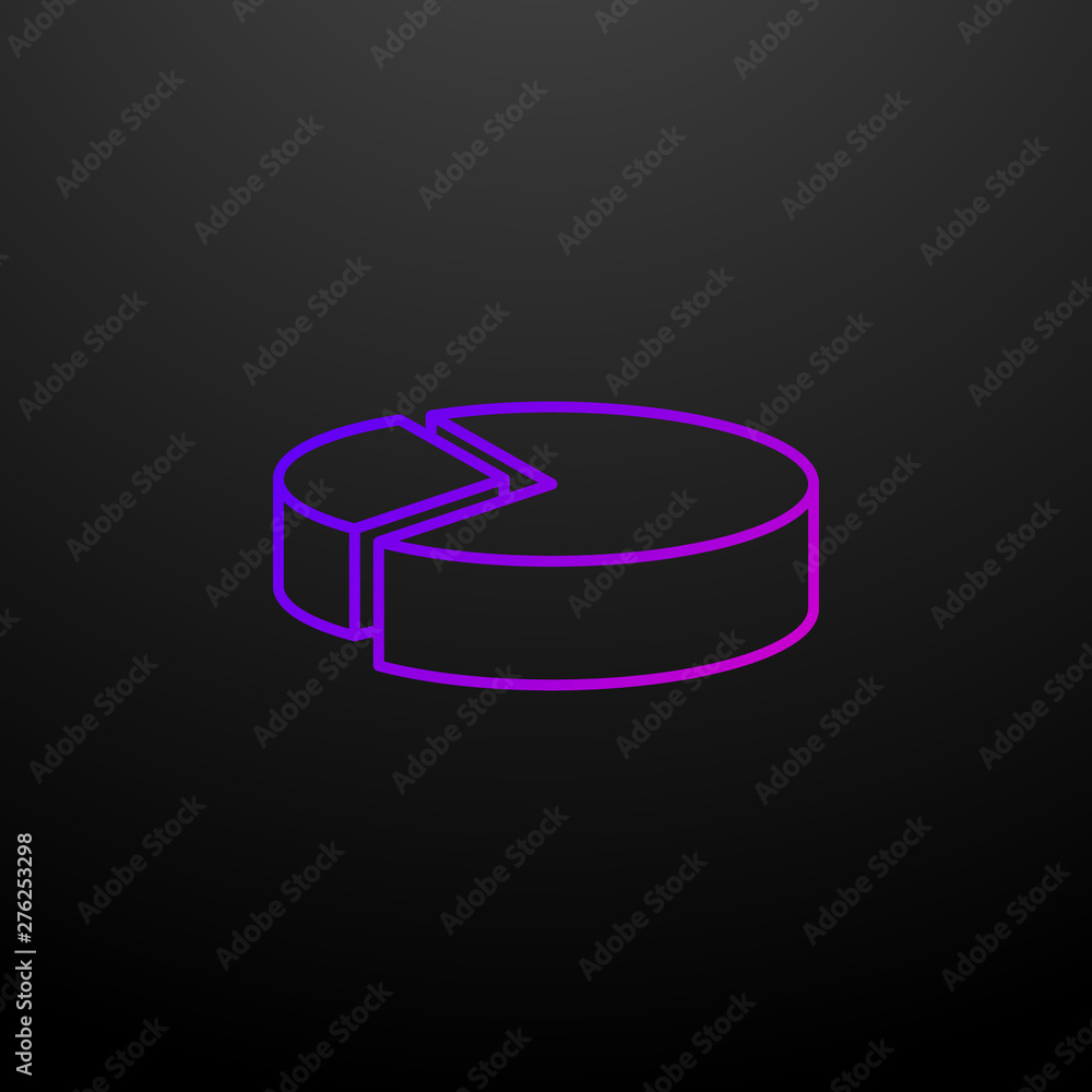 3d pie chart line nolan icon. Elements of chart and diagram set. Simple icon for websites, web design, mobile app, info graphics 3d pie chart line nolan icon. Elements of chart and diagram set. Simple icon for websites, web design, mobile app, info graphics
