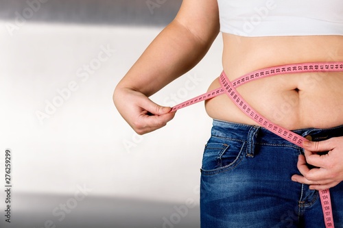 Obesity overweight diabetes fitness abdomen adult background