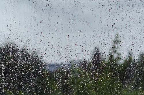 raindrops on the glass. Background and texture