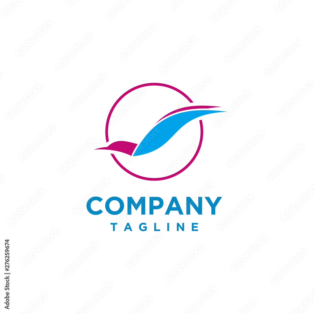 Bird logo design luxury style Bird logo design luxury style