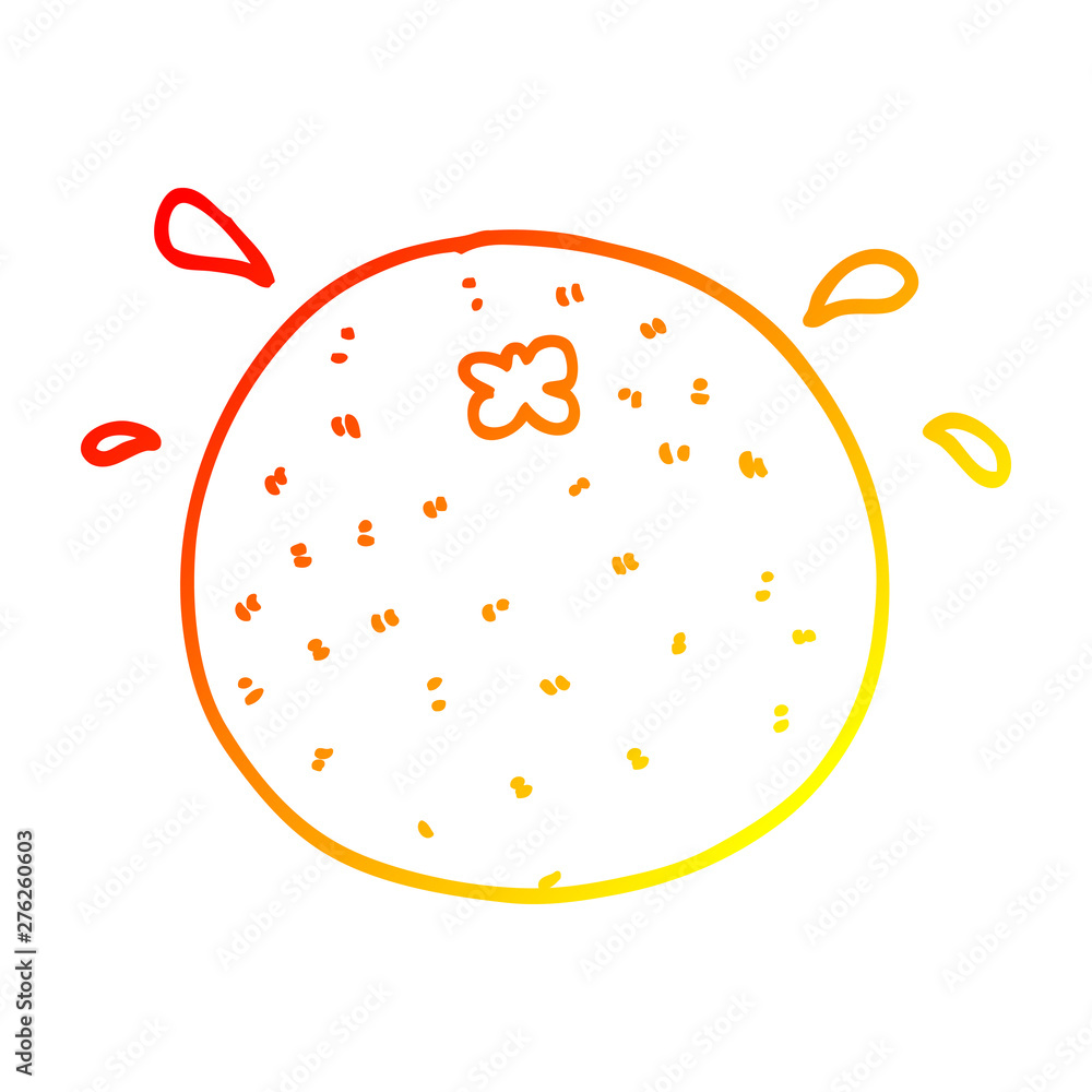 warm gradient line drawing cartoon orange warm gradient line drawing cartoon orange