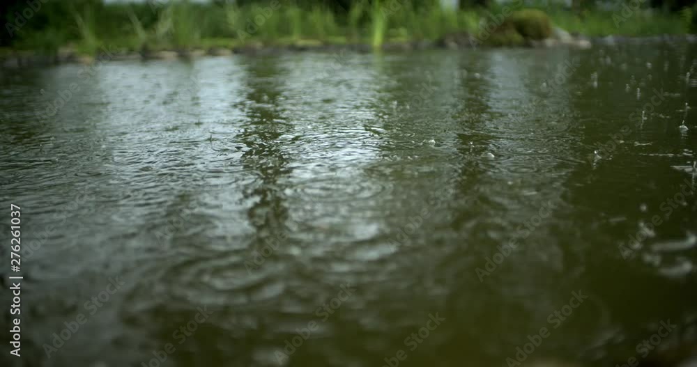 Slow motion: Stormy weather raindrop Slow motion: Stormy weather raindrop