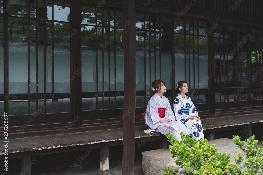 Fototapeta premium 浴衣の女性