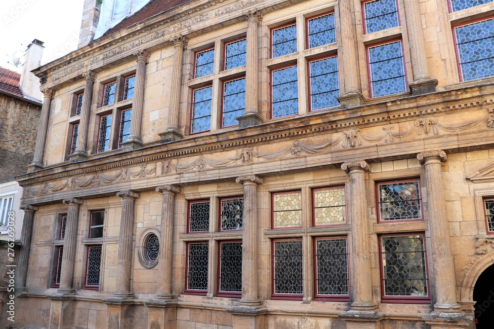 Ville de Langres - Maison style Renaissance construite au 16 ème siècle - Département de la Haute Marne - France