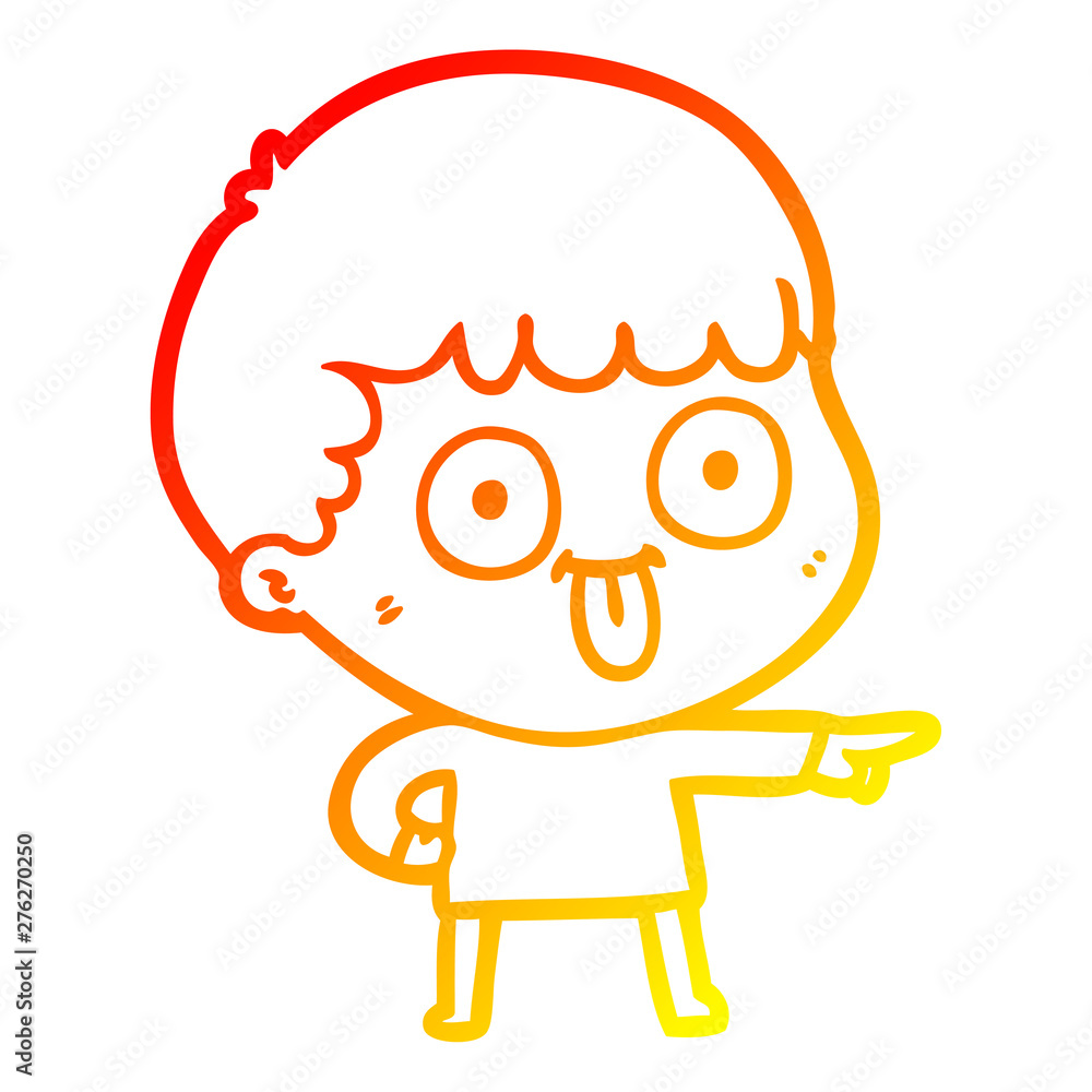warm gradient line drawing cartoon man staring warm gradient line drawing cartoon man staring