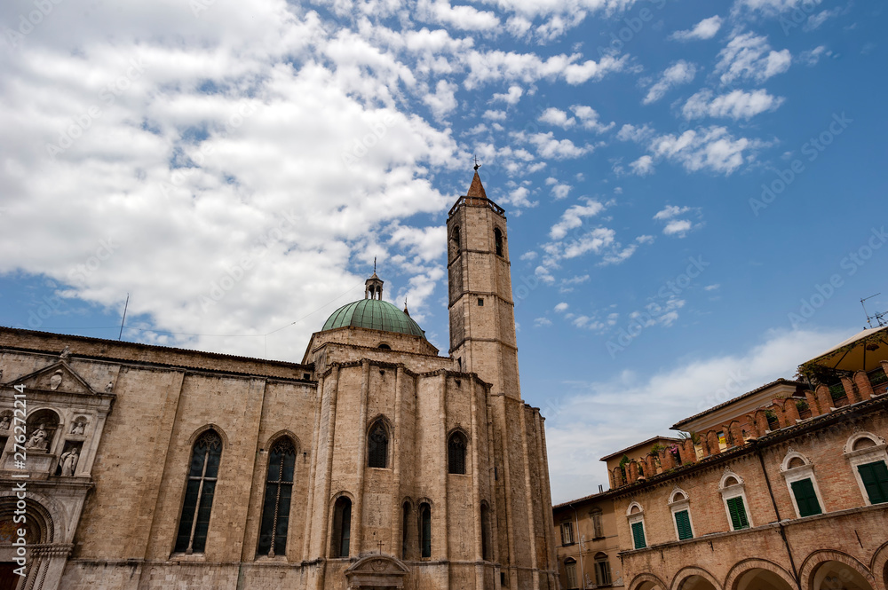 medieval town of Ascoli Piceno, Marche-Italy