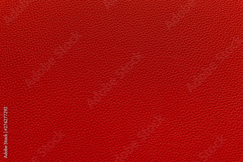 Close-Up Red Leather Texture or Background