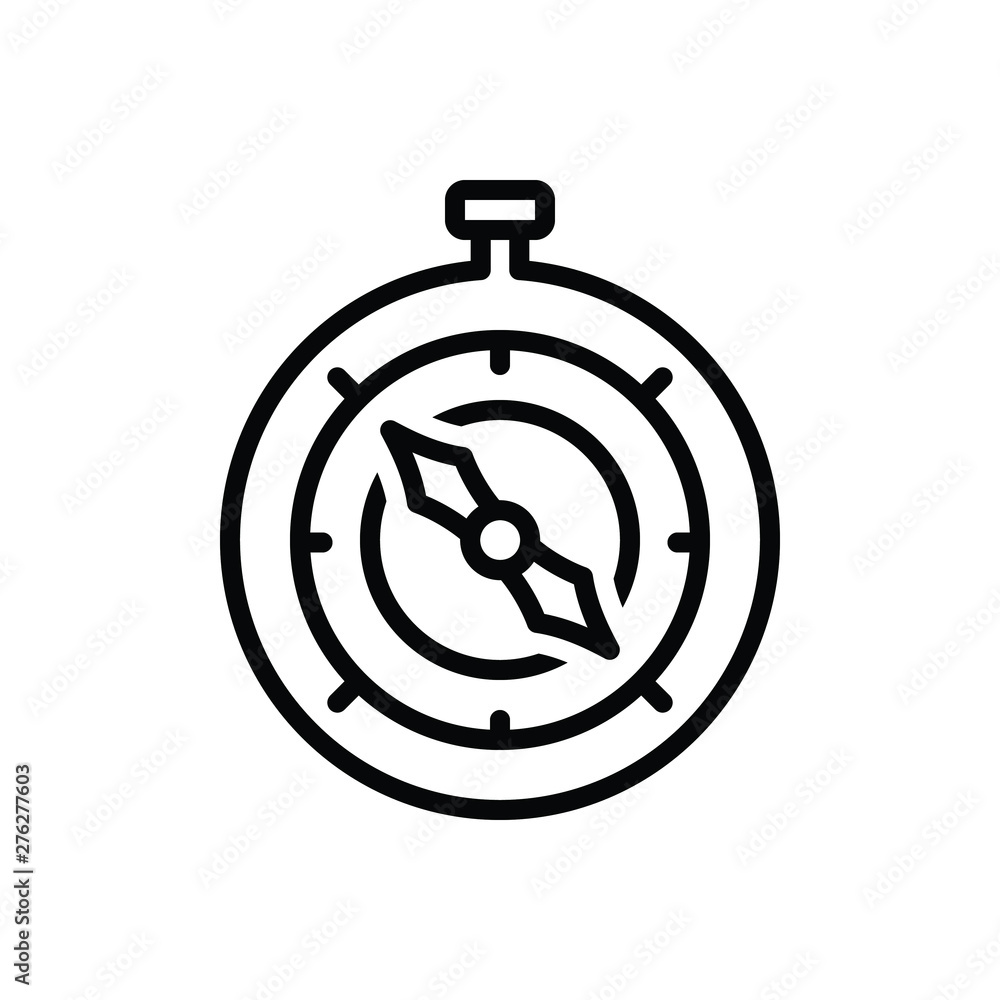 Black line icon for navigation Black line icon for navigation