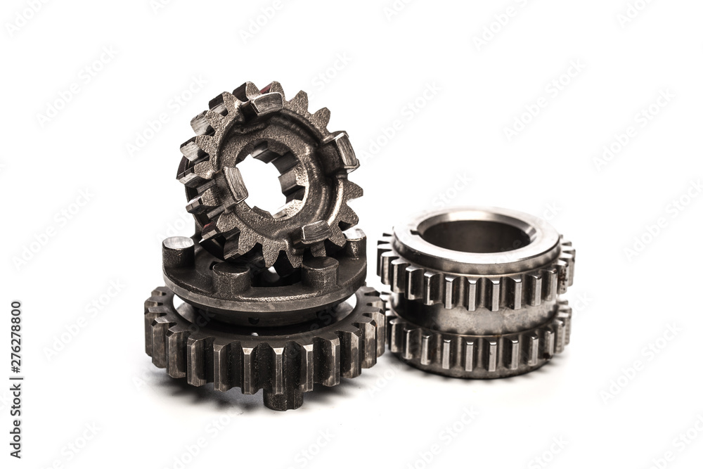 Various car parts and accessories, isolated on white background - Image Various car parts and accessories, isolated on white background - Image