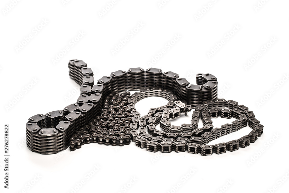 Obraz premium Various car parts and accessories, isolated on white background - Image