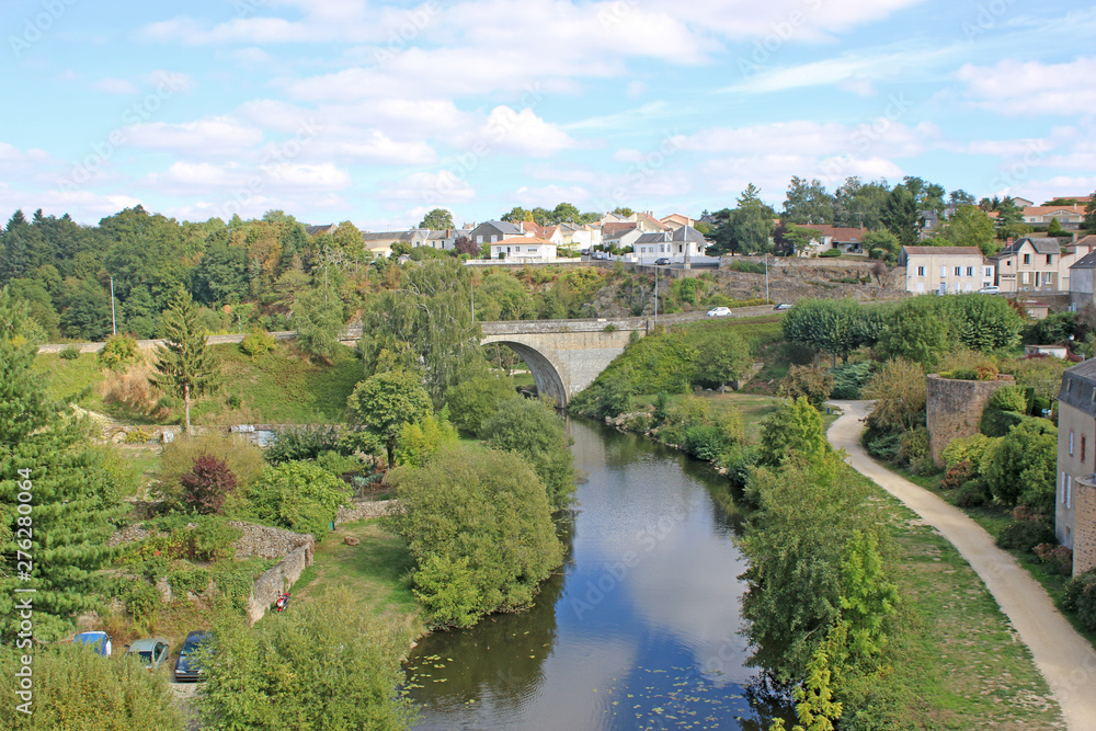 Parthenay on the River Thouet