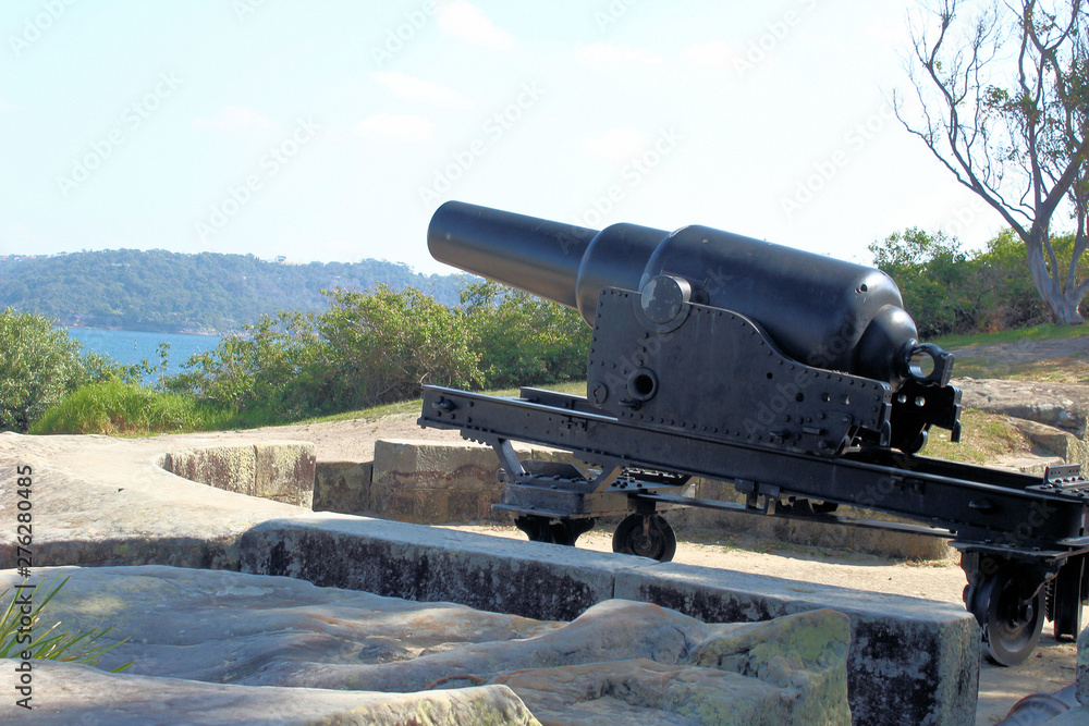 Cannon on South Head Sydney Harbour Fortress Australia