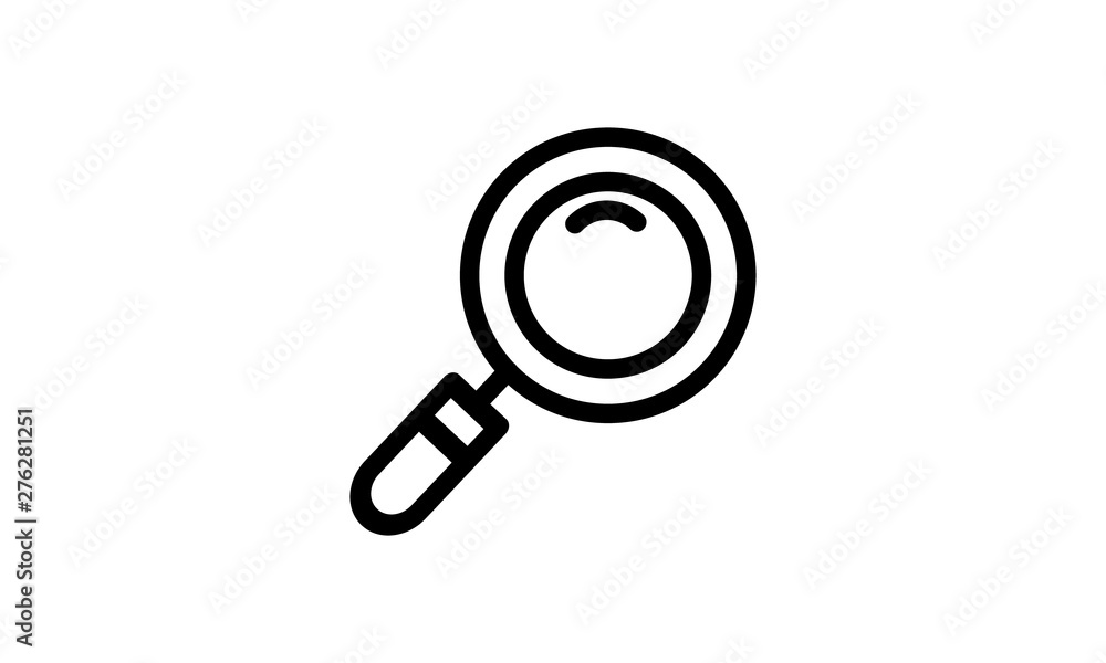 Magnifying glass icon for search and discovery Magnifying glass icon for search and discovery