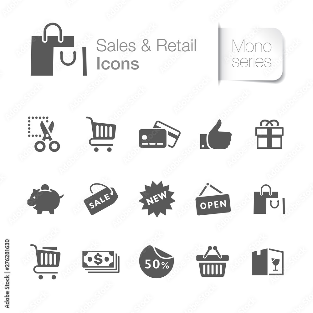 Sale & retail related icons. shopping, retail, e commerce. Sale & retail related icons. shopping, retail, e commerce.