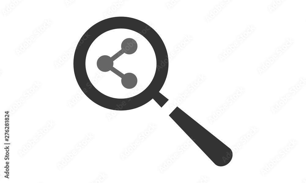 Share search logo icon for social media and file sharing Share search logo icon for social media and file sharing