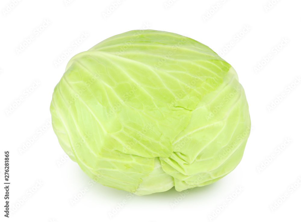 green and round cabbage isolated and white background with clipping path green and round cabbage isolated and white background with clipping path