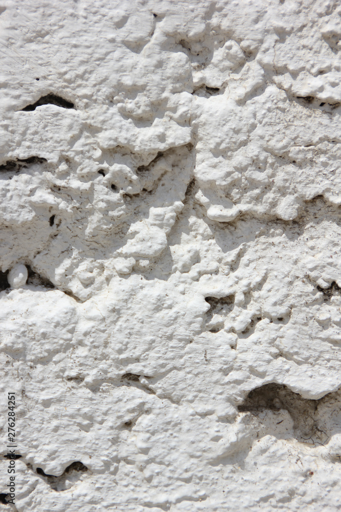texture of stone and white paint