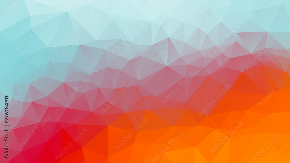 Fototapeta premium summer geometric background color mosaic triangles texture
