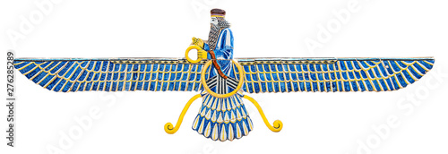 Konstfotografi isolated sign of Zoroastrianism